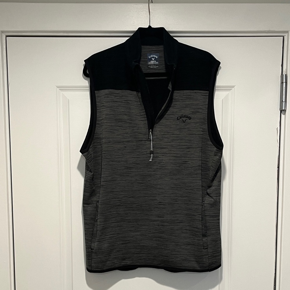Callaway Charcoal and Black Vest